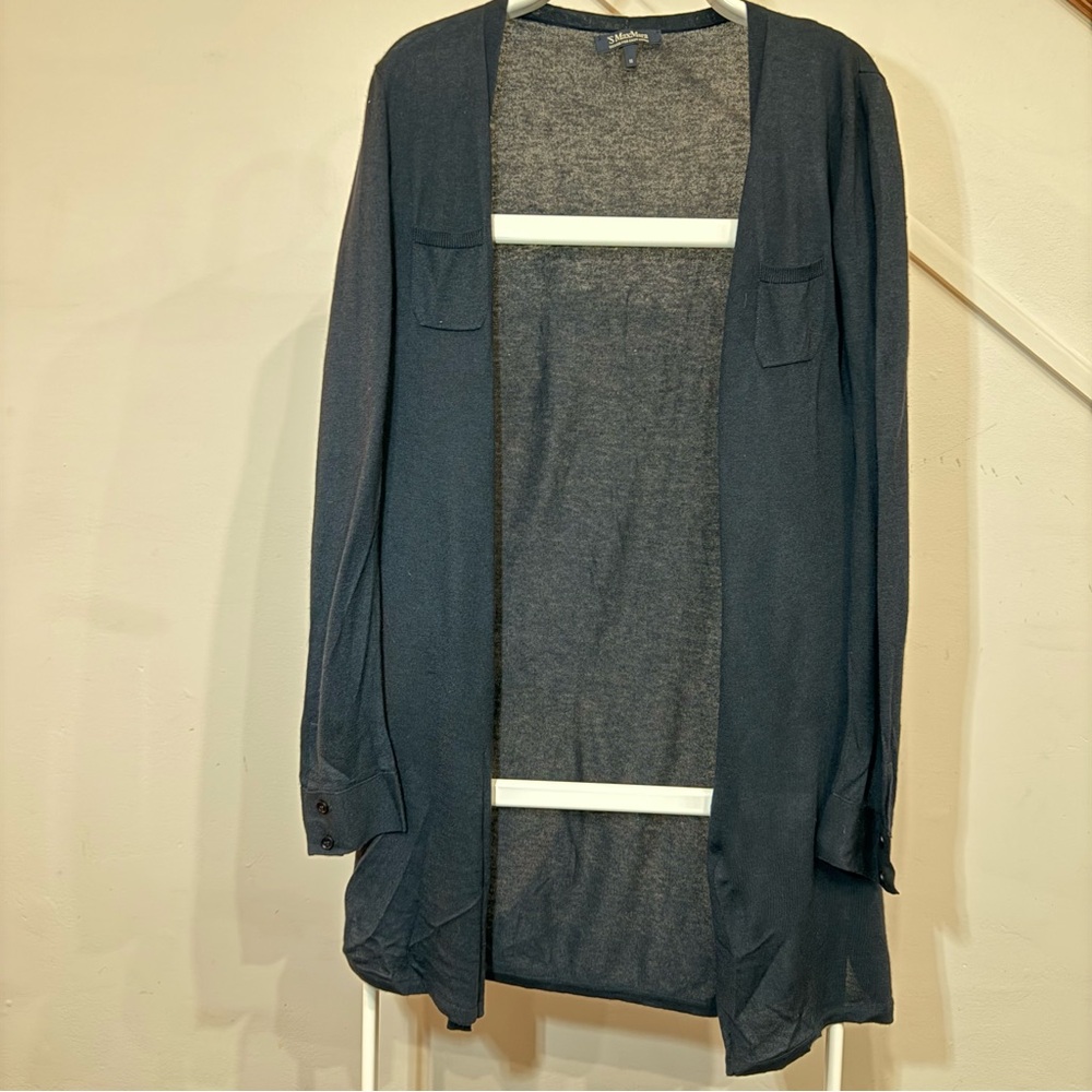 S Max Mara Silk Cashmere long Cardigan, Women’s Medium